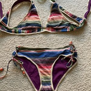 BECCA Bathing Suite Striped